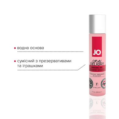 Возбуждающий гель для оральных ласк System JO ORAL DELIGHT - STRAWBERRY SENSATION (30 мл)