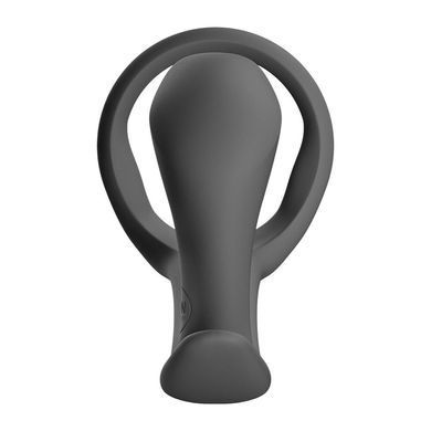 Анальная пробка с эрекционным кольцом Fun Factory Bootie Ring Black