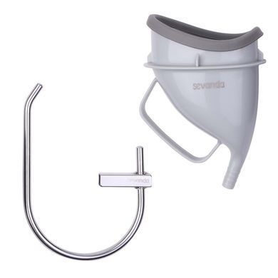 Набор для доминирования LOCKINK SEVANDA Objectification Bathroom Set, маска и 4 насадки