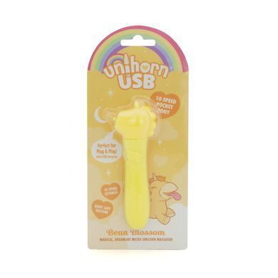 Вибратор-единорожка Unihorn USB Bullet &ndash; Bean Blossom, вибропуля, USB-зарядка, 10 режимов