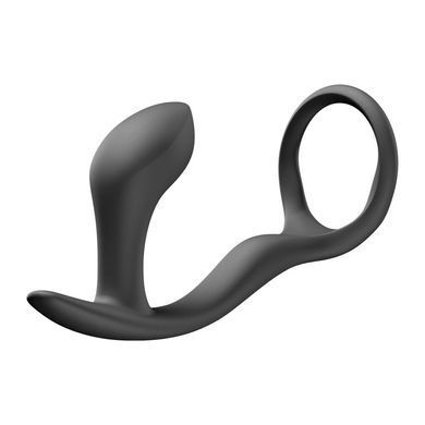 Анальная пробка с эрекционным кольцом Fun Factory Bootie Ring Black