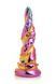Фэнтезийный стеклянный фаллоимитатор Creature Cocks Enchanting Rainbow Glass Dildo, 16 см