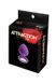 Анальная пробка с кристаллом MAI Attraction Toys №48 Purple, длина 8,2см, диаметр 3,5см