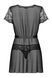 (SALE) Пеньюар Obsessive Alluria peignoir & thong S/M