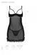 Эротический пеньюар Passion MARINA CHEMISE, L/XL, black