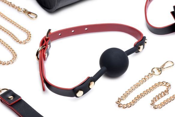 Набір БДСМ з дорожньою сумкою Master Series: Bow &mdash; Luxury BDSM Set With Travel Bag, 11 предметів