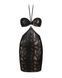 Платье под змеиную кожу Obsessive Vivianty dress XS/S, черное