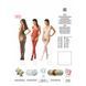 Бодістокінг Passion BS051 white, комбінезон, імітація панчох і боді