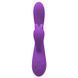Вібратор-кролик Wooomy Gili-Gili Vibrator with Heat Purple, відросток з вушками, підігрів до 40&deg;С