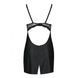 Бебі-дол з еко-шкіри та мережива Passion LOONA CHEMISE L/XL, black