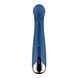Вибратор с ротацией Satisfyer Spinning G-Spot 1 Blue, плоская площадка для стимуляции точки G