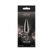 Анальная пробка NS Novelties Rear Assets - Tapered - Medium - Gunmetal - Black