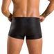 Чоловічі шкіряні боксери з клапаном Passion 050 SHORT PATRICK XXL/XXXL Black