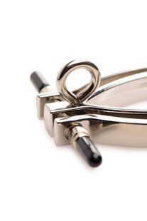 Зажим для половых губ Master Series: Pussy Tugger Adjustable Vagina Clamp with Chain