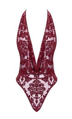 Боди Noir Handmade F386 Kink Royal cascade bodysuit S