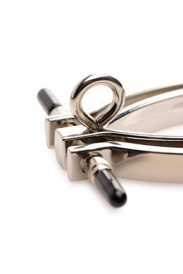 Зажим для половых губ Master Series: Pussy Tugger Adjustable Vagina Clamp with Chain