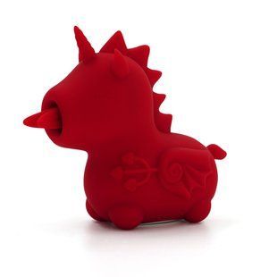 Вибратор-единорожка Unihorn &ndash; Blaze Diablo, ласкающий раздвоенный язычок