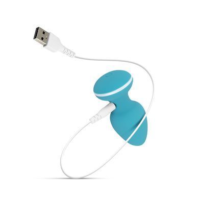 Анальная вибропробка Cala Azul &ndash; Blanca Vibrating anal plug, 10 режимов