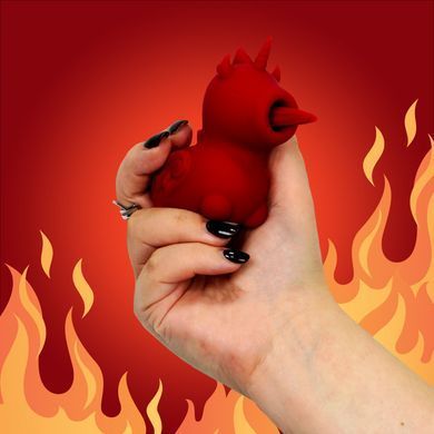 Вібратор-єдиноріжка Unihorn &ndash; Blaze Diablo, пестливий роздвоєний язичок