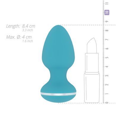 Анальная вибропробка Cala Azul &ndash; Blanca Vibrating anal plug, 10 режимов