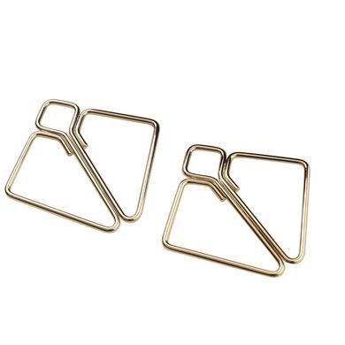 Зажимы для сосков с тяжелой подвеской LOCKINK Nipple Clamps&nbsp;with Heavy Pendant - Golden