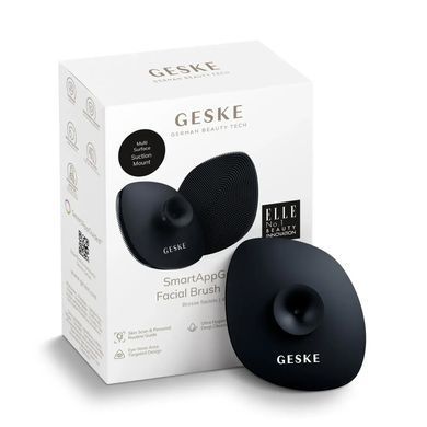 Щітка для обличчя GESKE Facial Brush 4в1 з тримачем black