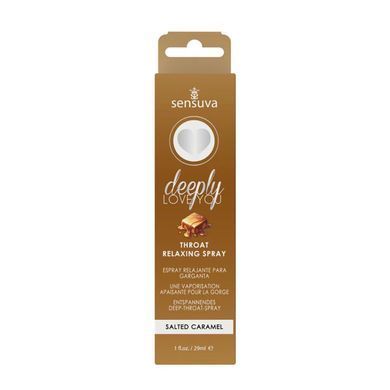 Спрей для минета Sensuva Deeply Love You Salted Caramel (29 мл), для глубокого минета