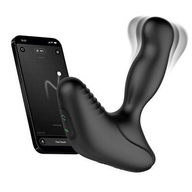 Смарт-масажер простати Nexus Revo Stealth with APP, вібрація+ротація, пульт ДУ, до 10 годин роботи