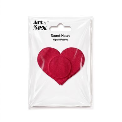 Пестис-сердечки Art of Sex - Secret Heart, красный