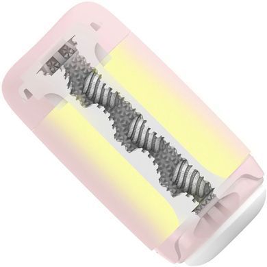 Мастурбатор TENGA PUFFY Strawberry Pink , ультрамягкий материал, многоразовый, сквозной