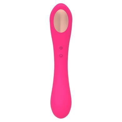 Вибратор и вакуумный клиторальный стимулятор 2-в-1 Alive Quiver Magenta Pink обновленная модель