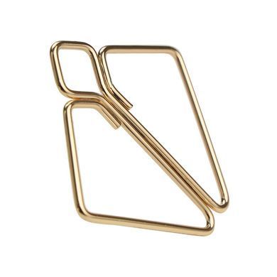 Зажимы для сосков с тяжелой подвеской LOCKINK Nipple Clamps&nbsp;with Heavy Pendant - Golden