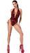 Боди Noir Handmade F386 Kink Royal cascade bodysuit S
