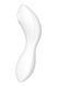 Вакуумний смарт-стимулятор із вібрацією Satisfyer Curvy Trinity 5 (White), керування зі смартфона