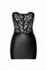 Платье Noir Handmade F300 Solace, XL, кружево, корсетный верх, шнуровка сзади, юбка мини под латекс