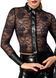 Блуза Noir Handmade F377 Noirelle Lace Button-up Shirt XS