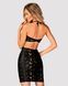Платье под змеиную кожу Obsessive Vivianty dress M/L, черное