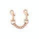 Наручники Liebe Seele Rose Gold Memory Wrist Cuff, натуральная кожа, розовое золото