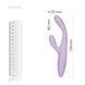 Тонкий кролик-вибратор Svakom Cici+ 2 Lilac, управление со смартфона, подогрев до 38 &deg;C