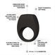 Эрекционное кольцо с вибрацией LELO Tor 3 Black, управление со смартфона