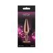 Анальная пробка NS Novelties Rear Assets - Tapered - Medium - Rose Gold - Pink