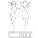 Боди Passion MELANIA BODY S/M, black