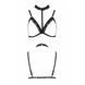 Бюстгальтер-стрепы с чокером Passion Exclusive SHELLY BRA XXL/XXXL, black
