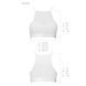 Спортивный топ с прозрачной вставкой Passion PS006 TOP XL, white