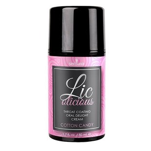 Гель для мінету Sensuva Lic-o-licious Cotton Candy (50 мл), оліїстий, без цукру