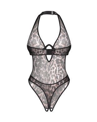 Боді Obsessive Addia crotchless teddy L/XL