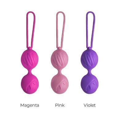Вагинальные шарики Adrien Lastic Geisha Lastic Balls BIG Violet (L), диаметр 4см, вес 90гр
