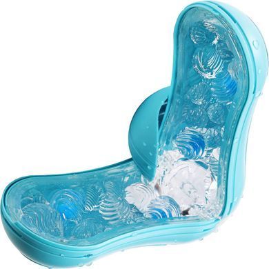 Мастурбатор Tenga Flip Orb &mdash; Ocean Blue, з можливістю зміни тиску та стимулювальними кульками всередині