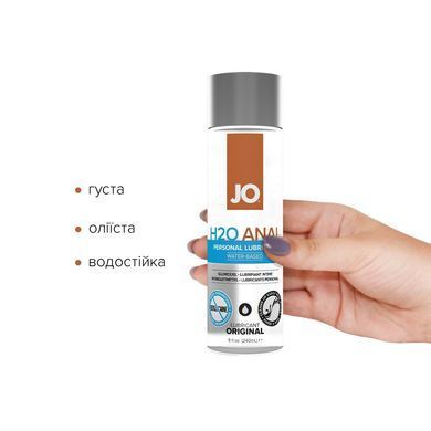 Анальная смазка JO ANAL PREMIUM &mdash; ORIGINAL (240 мл) на силиконовой основе водостойкая