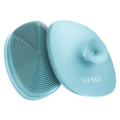 Щітка для обличчя GESKE Facial Brush 4в1 з тримачем turquoise